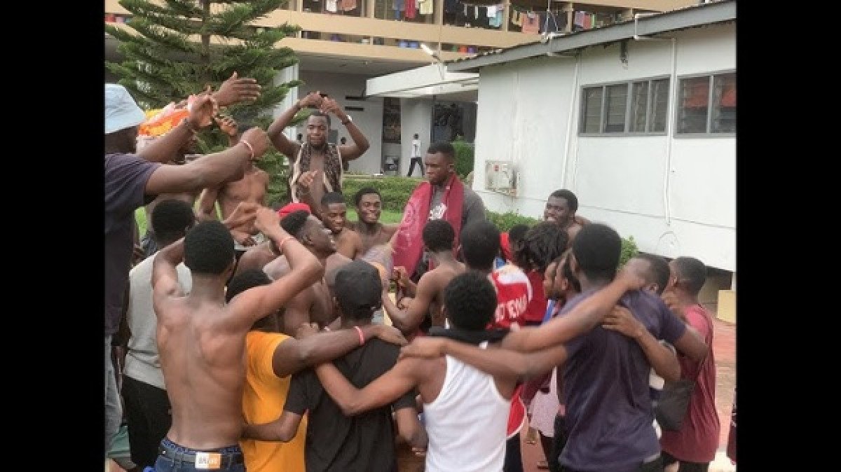 We were hired to cheer leaders at the NPP Thank You Tour – KNUST Jama Group